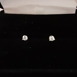 Genuine Diamond stud earrings